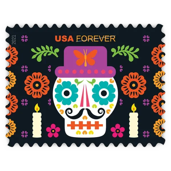 Day of the Dead Forever Stamp 2021 - Image 3