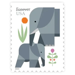 Elephants Forever Stamp 2022