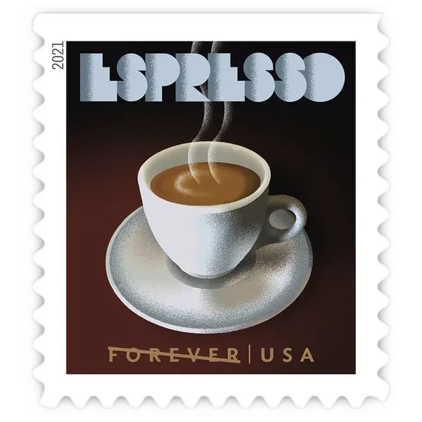 Espresso Drinks Forever Stamp 2021 - Image 5