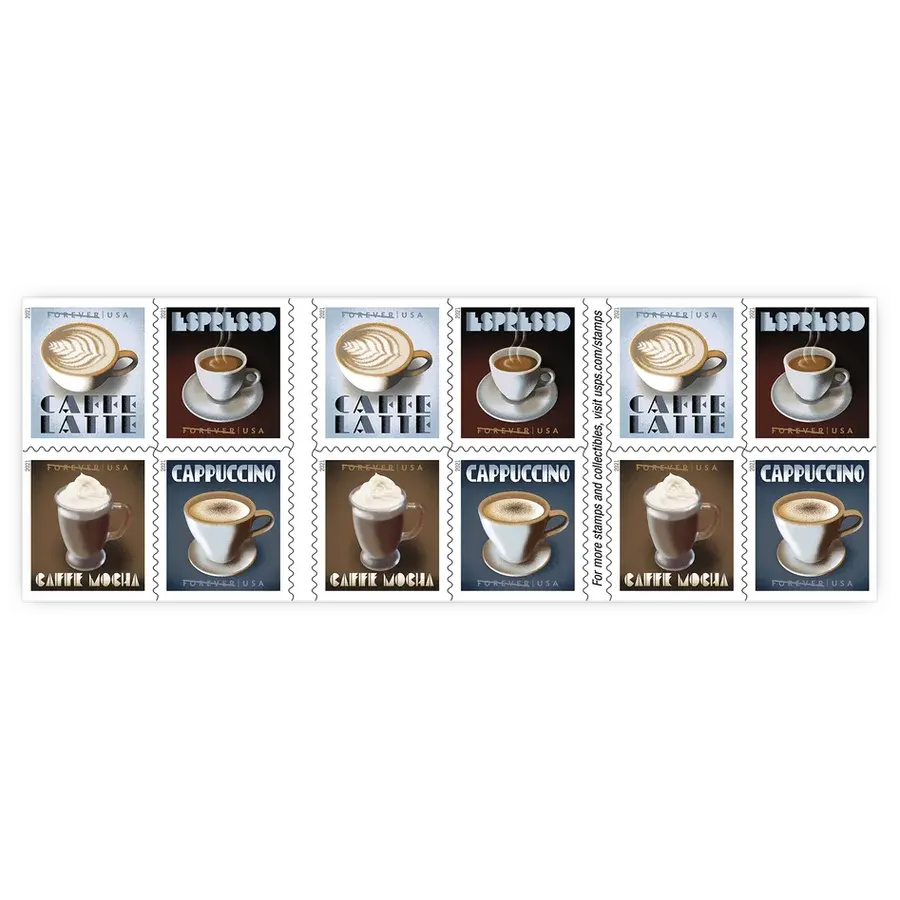 Espresso Drinks Forever Stamp 2021 - Image 2
