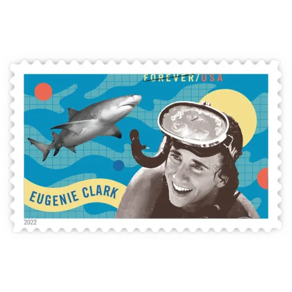 Eugenie Clark Forever Stamp 2022