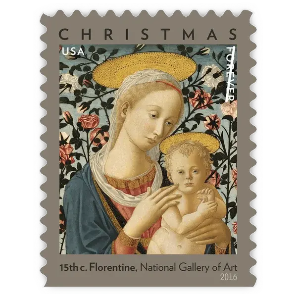 Florentine Madonna and Child Forever Stamp 2016