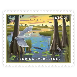 Priority Mail: Florida Everglades Forever Stamp 2023
