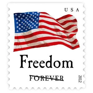 Four Flags Forever Stamp 2012