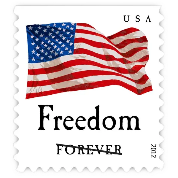 Four Flags Forever Stamp 2012