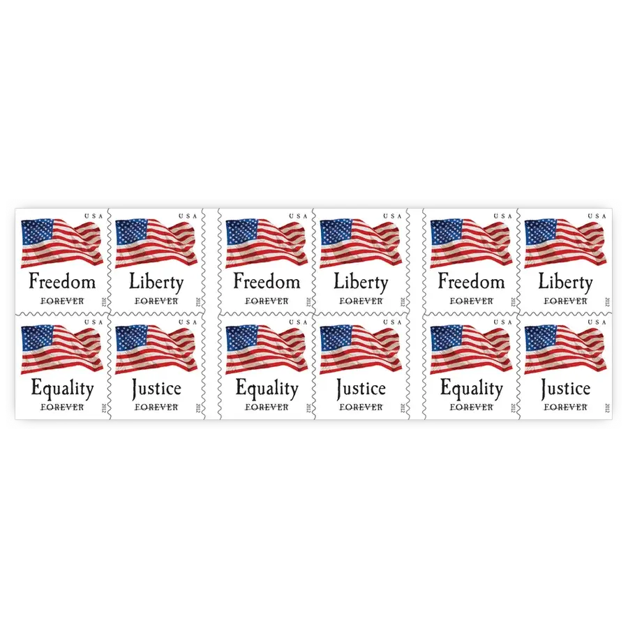 Four Flags Forever Stamp 2012 - Image 2