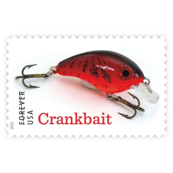 Freshwater Fishing Lures Forever Stamp 2025