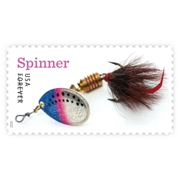 Freshwater Fishing Lures Forever Stamp 2025 - Image 4