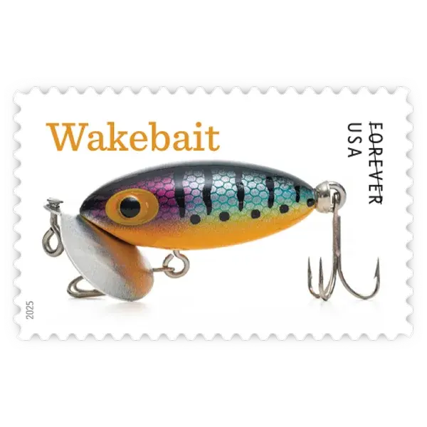 Freshwater Fishing Lures Forever Stamp 2025 - Image 3