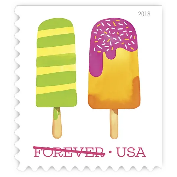 Frozen Treats Forever Stamp 2018