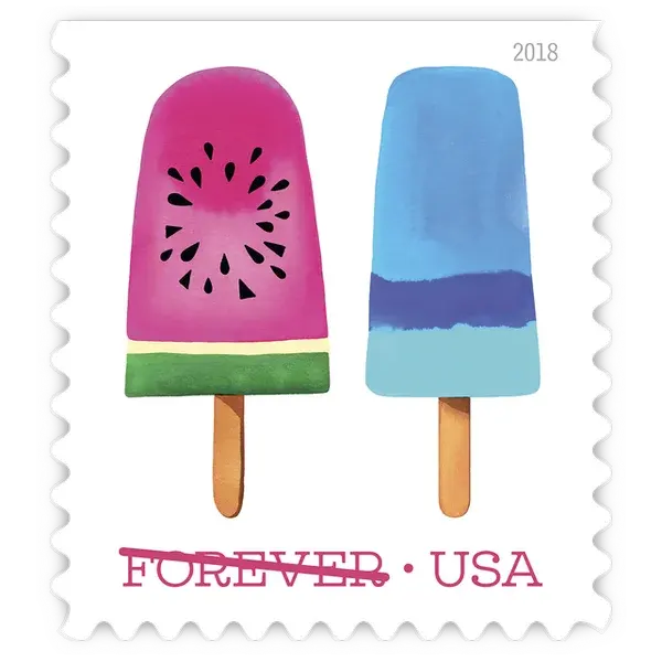 Frozen Treats Forever Stamp 2018 - Image 4