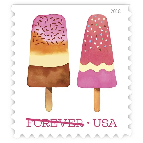 Frozen Treats Forever Stamp 2018 - Image 7