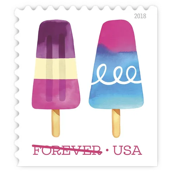 Frozen Treats Forever Stamp 2018 - Image 8