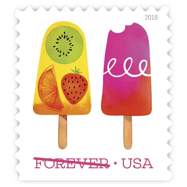 Frozen Treats Forever Stamp 2018 - Image 9