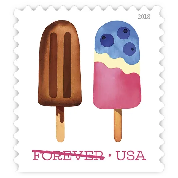Frozen Treats Forever Stamp 2018 - Image 11