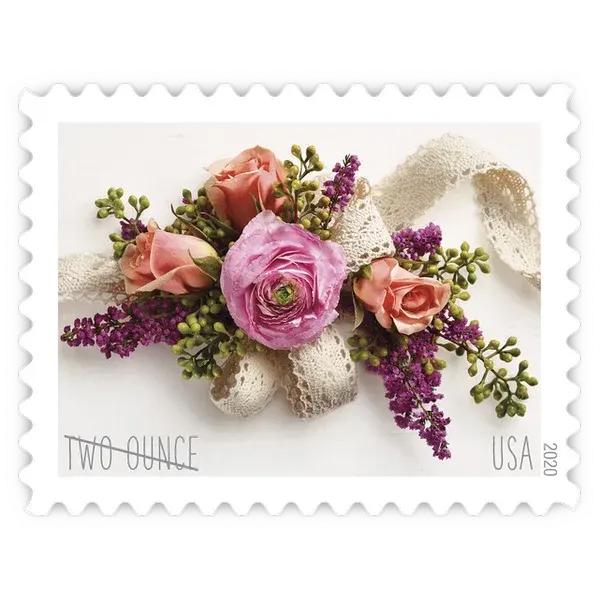 Garden Corsage 2-Ounce Forever Stamp 2020