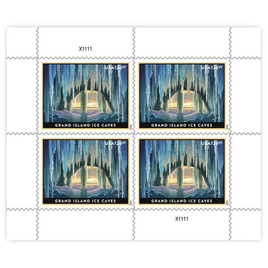 Priority Mail: Grand Island Ice Caves Forever Stamp 2020 - Image 2
