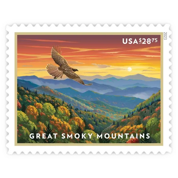 Priority Mail: Great Smoky Mountains Forever Stamp 2023
