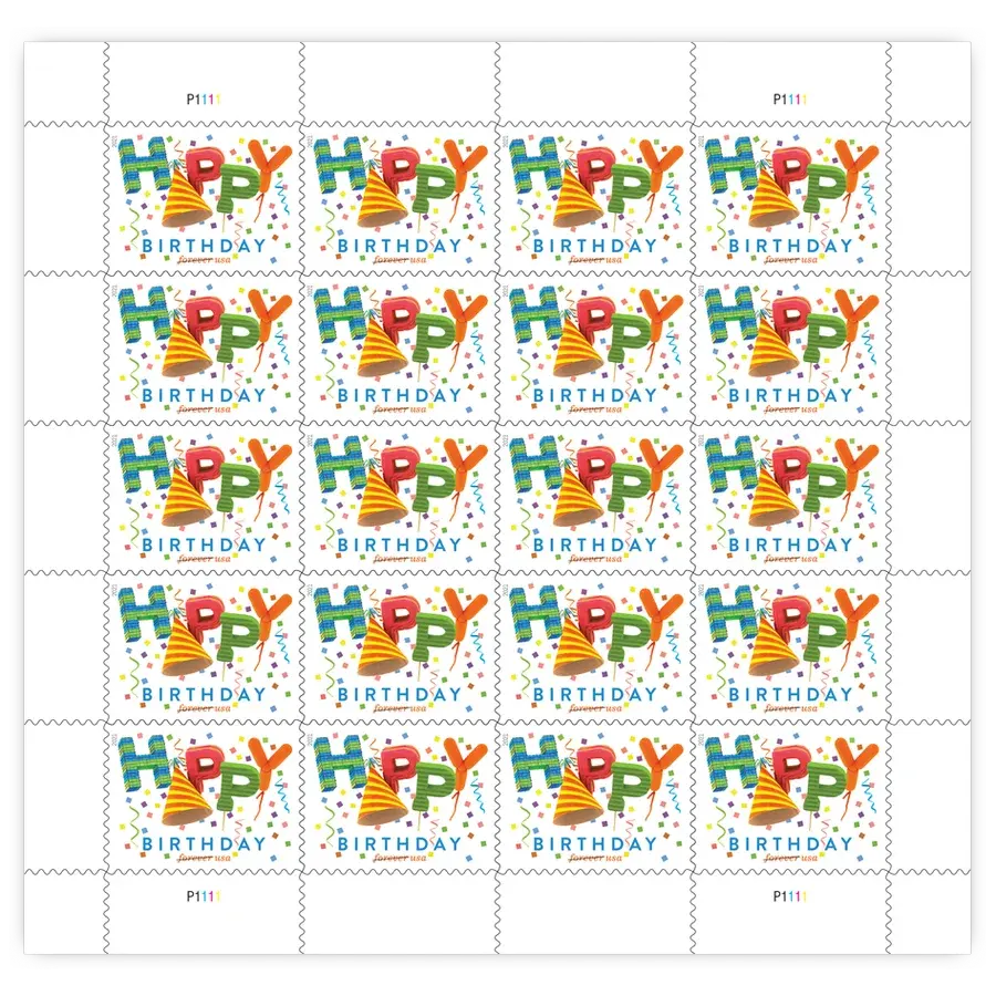 Happy Birthday Forever Stamp 2021 - Image 2