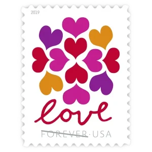 Hearts Blossom Forever Stamp 2019