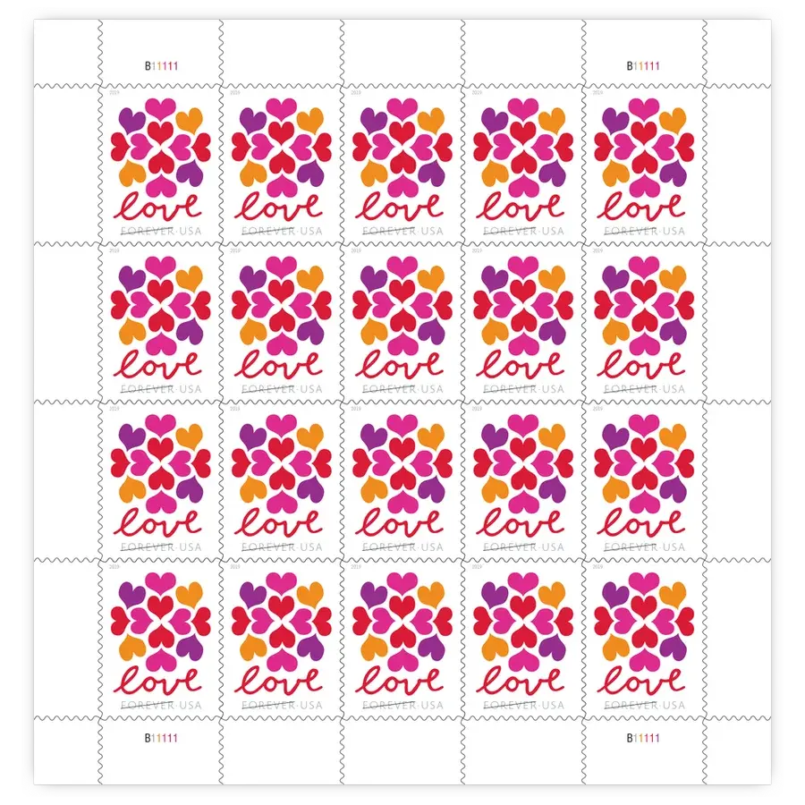 Hearts Blossom Forever Stamp 2019 - Image 2