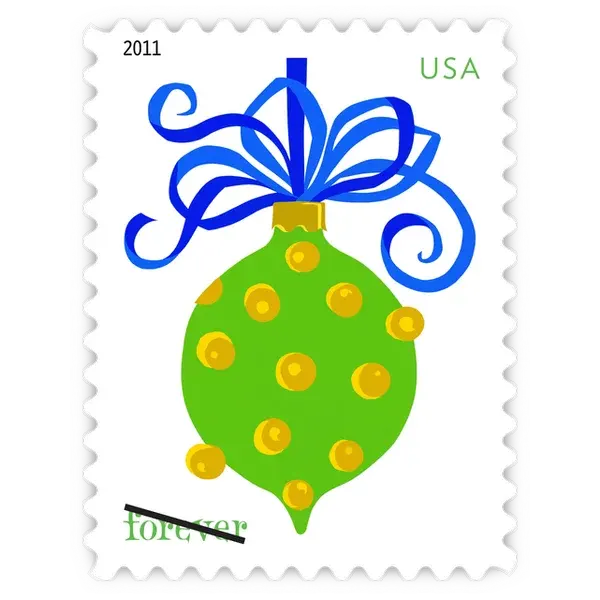 Holiday Baubles Forever Stamp 2011 - Image 3