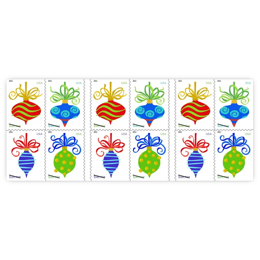 Holiday Baubles Forever Stamp 2011 - Image 2