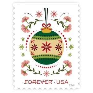 Holiday Joy Forever Stamp 2024