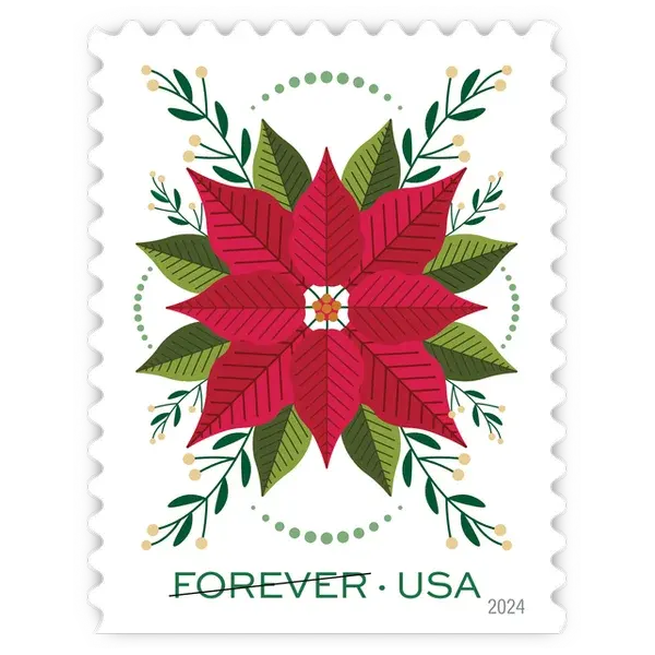 Holiday Joy Forever Stamp 2024 - Image 4