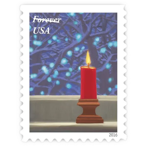 Holiday Windows Forever Stamp 2016