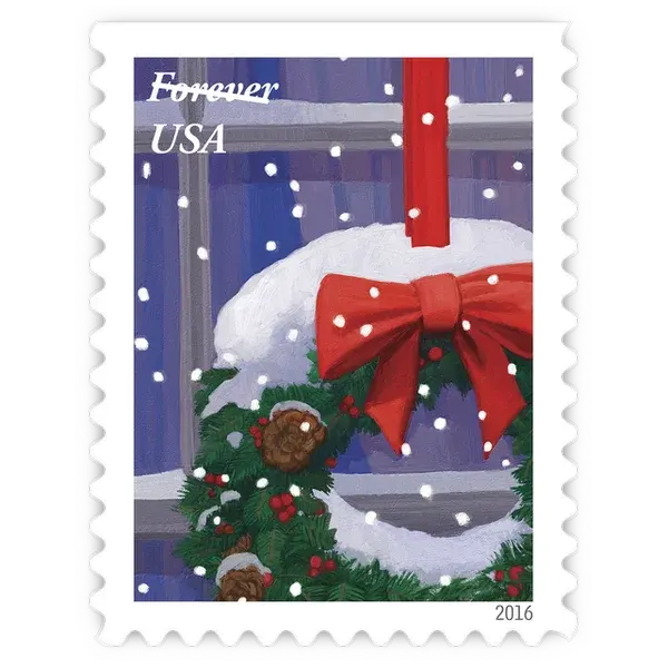 Holiday Windows Forever Stamp 2016 - Image 3