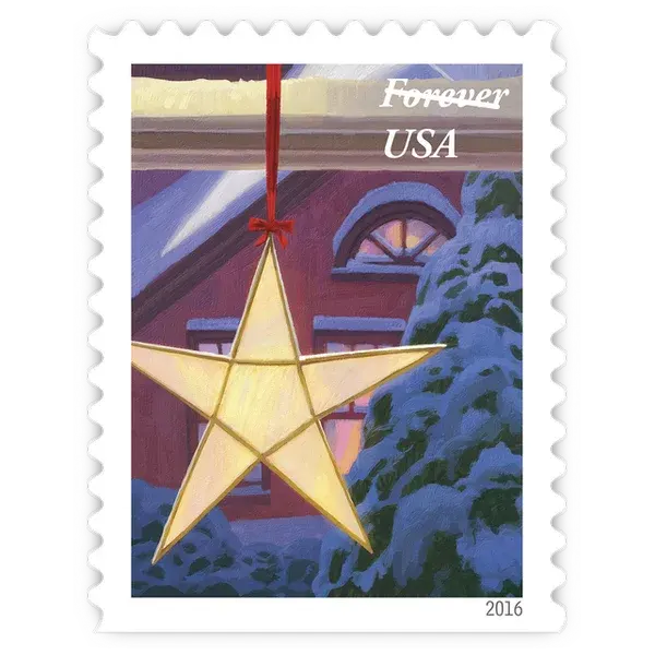 Holiday Windows Forever Stamp 2016 - Image 4