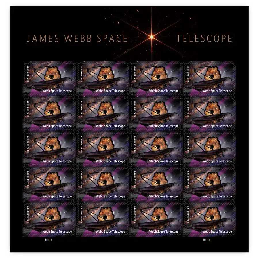 James Webb Space Telescope Forever Stamp 2022 - Image 2