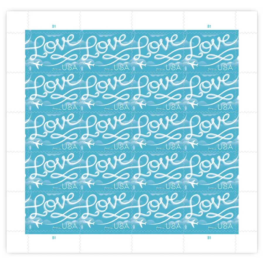 Love Skywriting Forever Stamp 2017 - Image 2