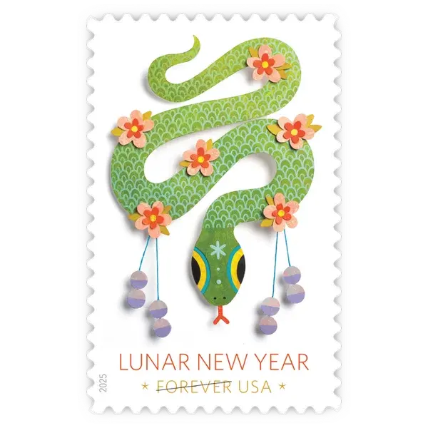 Year of the Snake Forever Stamp 2025