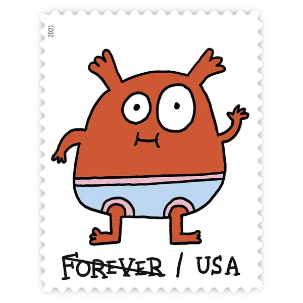 Message Monsters Forever Stamp 2021 - Image 3