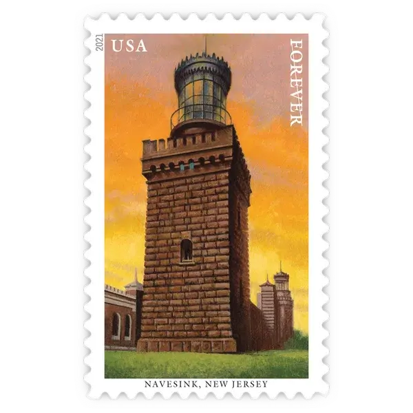 Mid-Atlantic Lighthouses Forever Stamp 2021 - Image 3