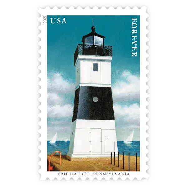 Mid-Atlantic Lighthouses Forever Stamp 2021 - Image 4