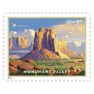 Priority Mail: Monument Valley Forever Stamp 2022
