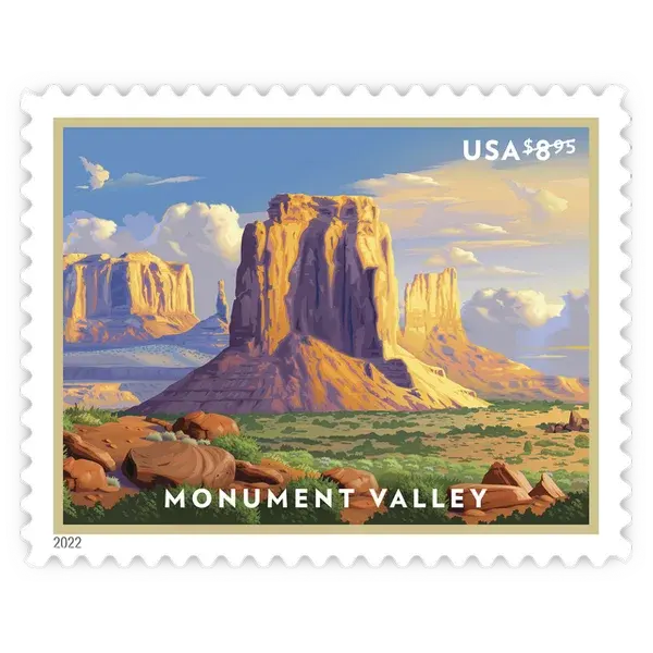 Priority Mail: Monument Valley Forever Stamp 2022