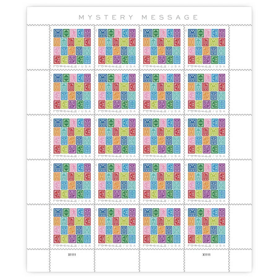 Mystery Message Forever Stamp 2021 - Image 2