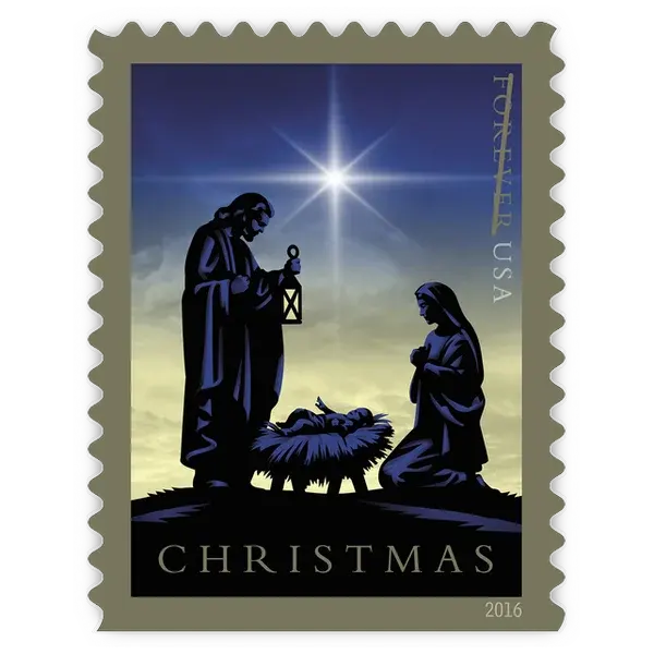 Nativity Forever Stamp 2016