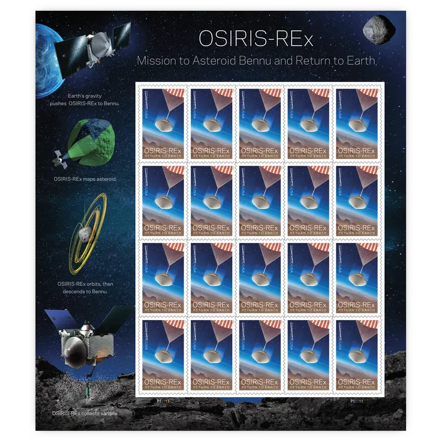 OSIRIS-REx Forever Stamp 2023 - Image 2