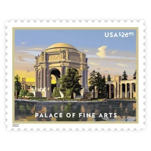 Priority Mail: Palace of Fine Arts Forever Stamp 2022
