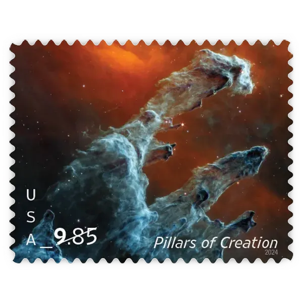 Priority Mail: Pillars of Creation Forever Stamp 2024
