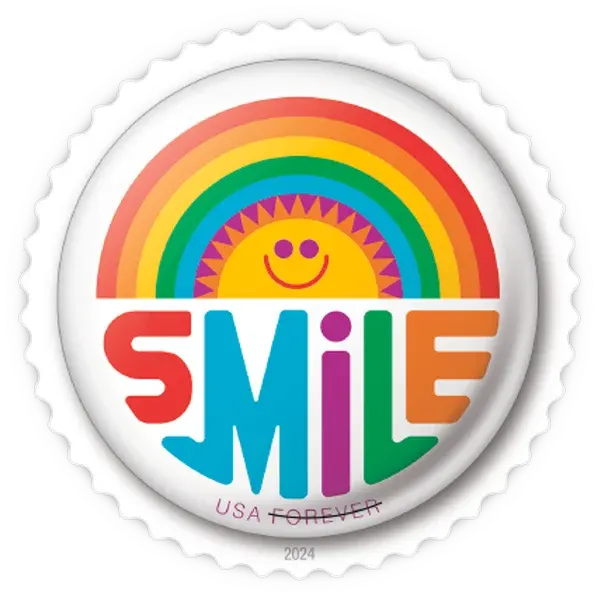 Pinback Buttons Forever Stamp 2024