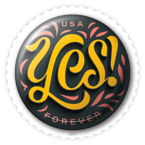 Pinback Buttons Forever Stamp 2024 - Image 3