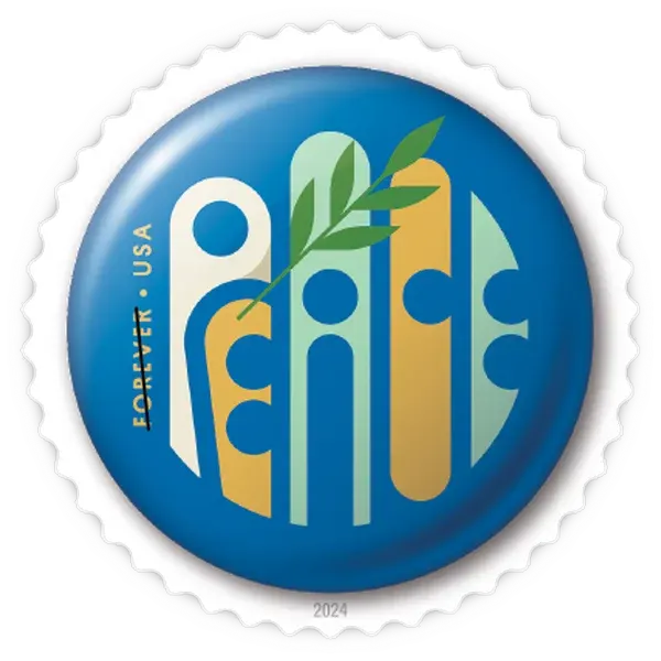 Pinback Buttons Forever Stamp 2024 - Image 5