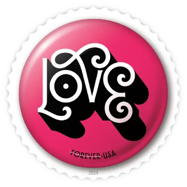 Pinback Buttons Forever Stamp 2024 - Image 6