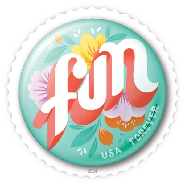 Pinback Buttons Forever Stamp 2024 - Image 7
